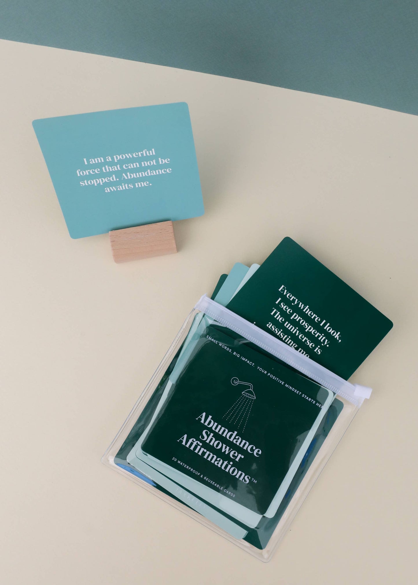 JAX Shower Affirmation™ Display Cards - Abundance