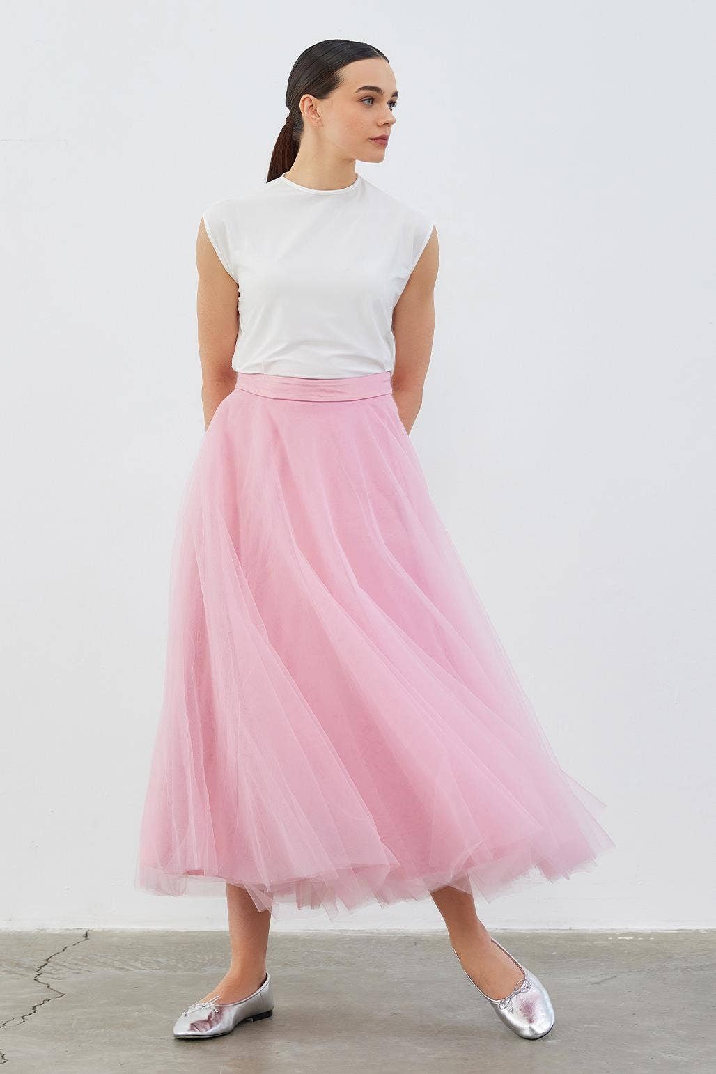 Royal Multilayer Tutu Skirt Pink