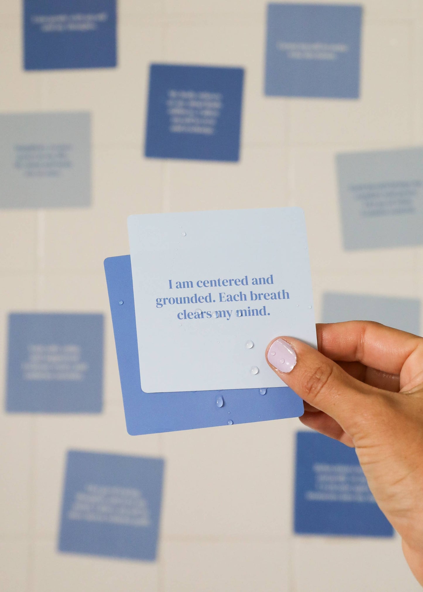 JAX Shower Affirmation™ Display Cards - Calm