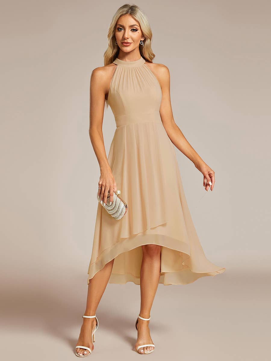 Ever Pretty Midi Lining Length fold stream Empire Waist Dresses