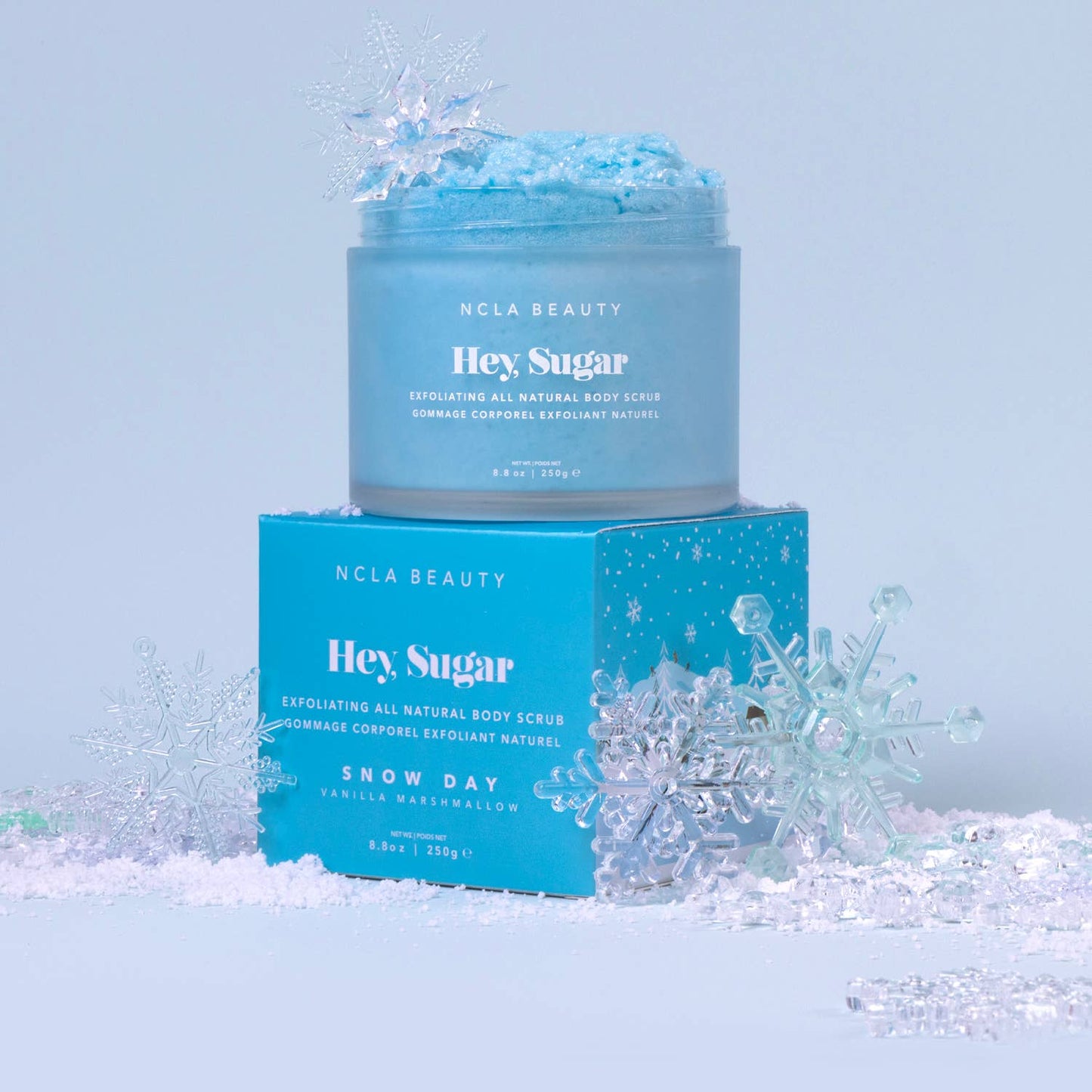 NCLA Hey, Sugar All Natural Holiday Body Scrub - Snow Day