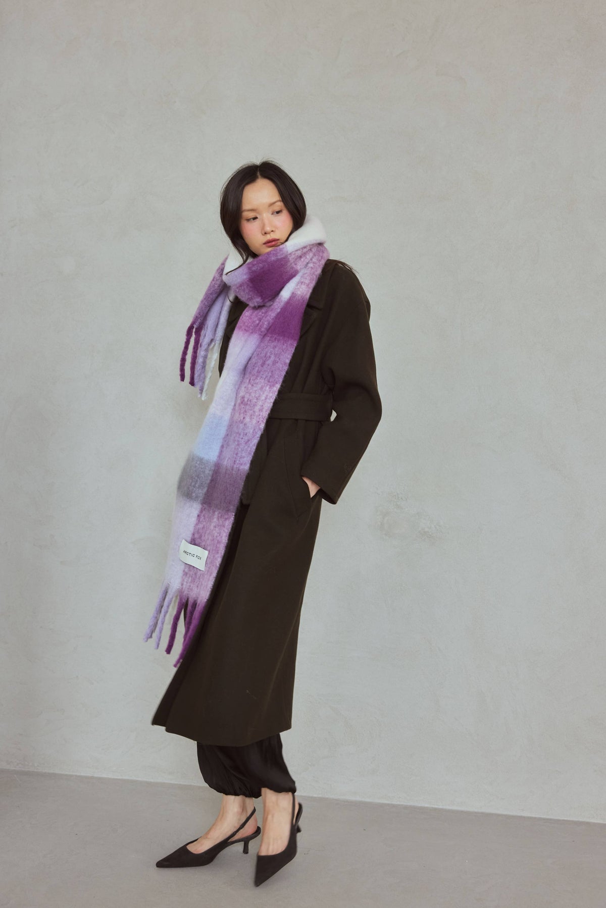 Arctic Fox The Reykjavik Scarf - 100% Recycled - Wild Lilac - FW26