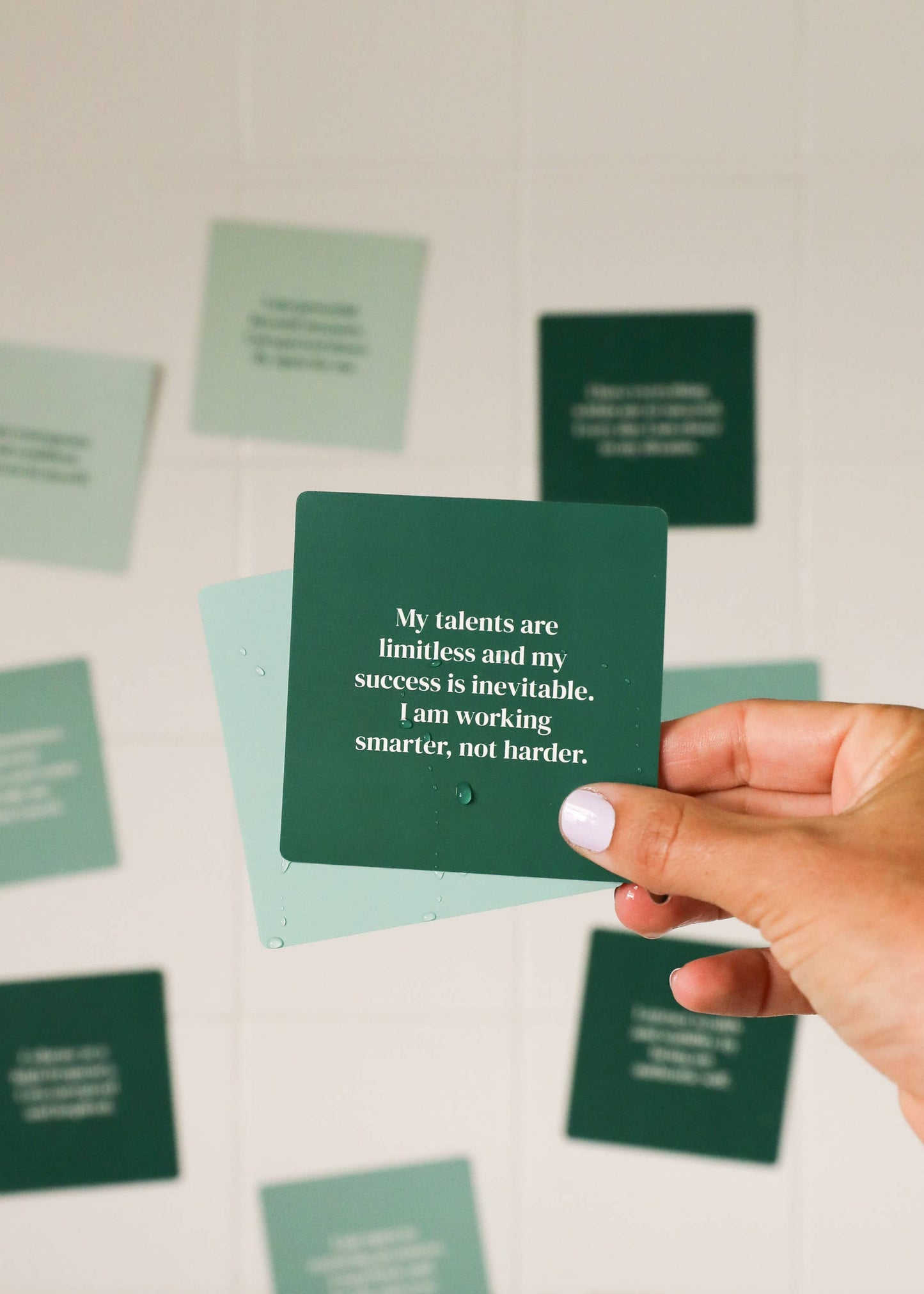 JAX Shower Affirmation™ Display Cards - Abundance