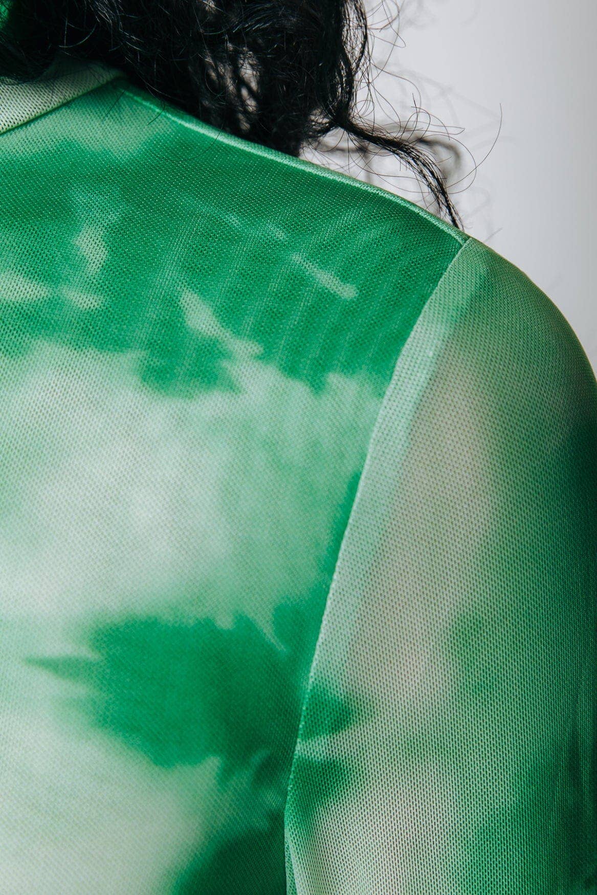 Colourful Neyo Tie Dye Mesh Top | Mint