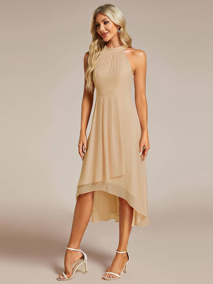 Ever Pretty Midi Lining Length fold stream Empire Waist Dresses