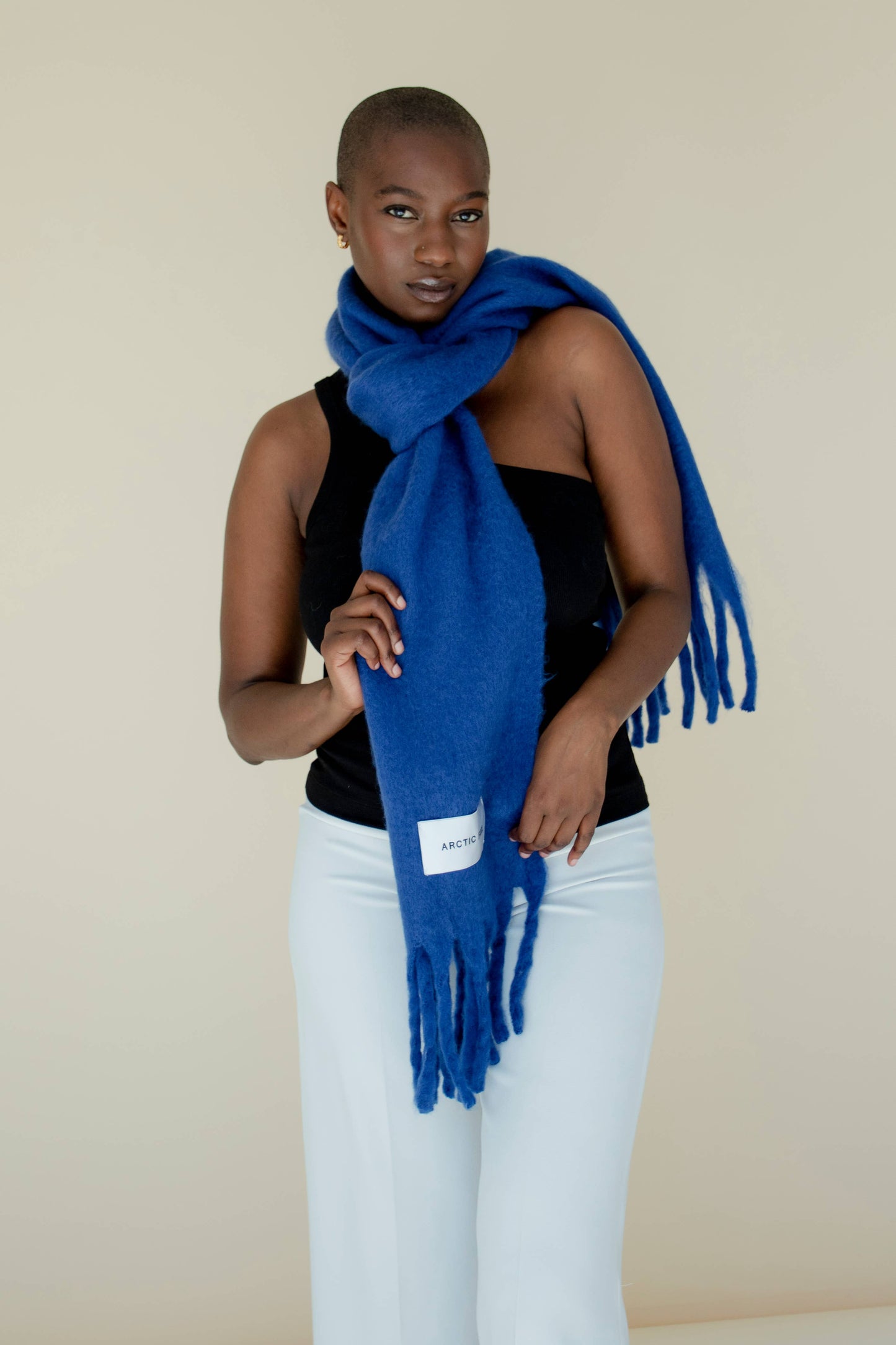 The Stockholm Scarf - 100% Recycled - Blue - AW23