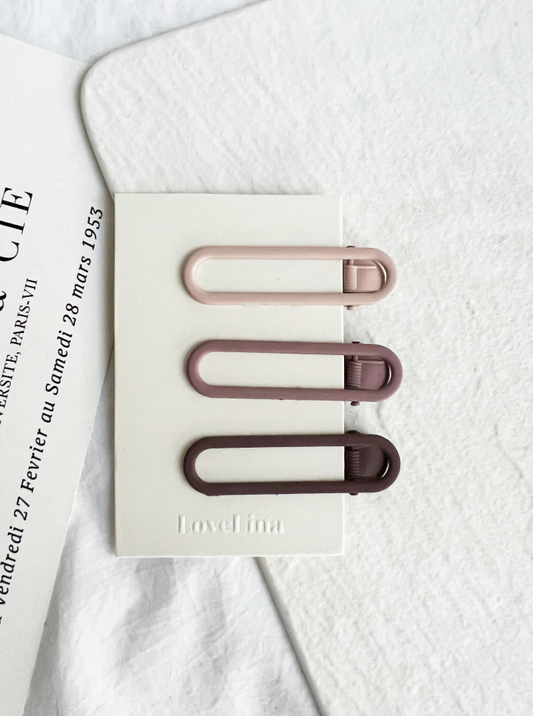 Love Lina Matte Flat Clip Sets (DIWA)