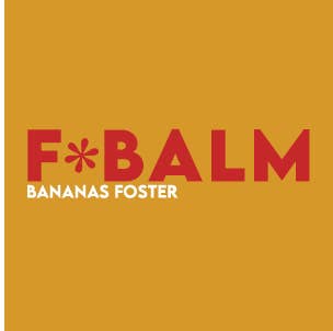 F-Balm Bananas Foster Moisturizing Flavoured Lip Balm