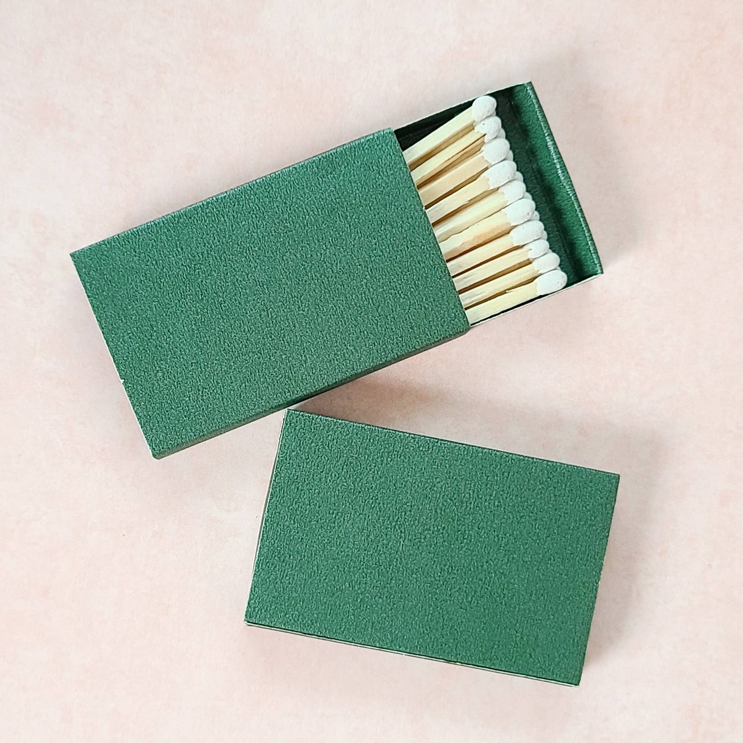 Iridescent Color Matchbox with White Matchsticks