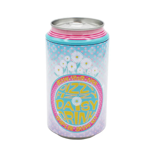 Buzzy Seeds Daisy Grow Kit | Soda Can Planter | Indoor Gardening Kit 