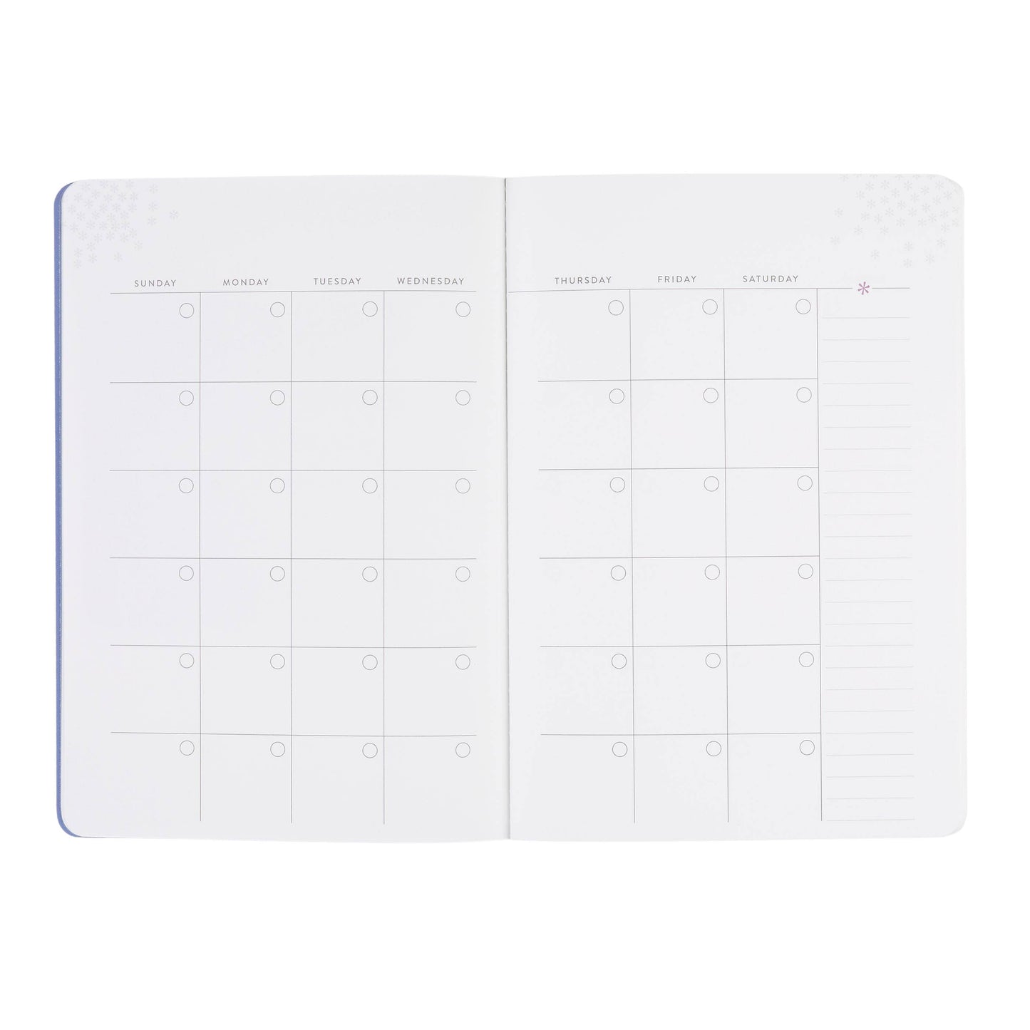 Erin Condren Undated 12M Monthly Petite Planner - Canvas/Asterisk