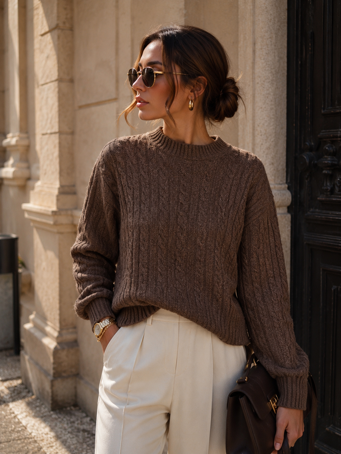 Signature Cable Knit Sweater