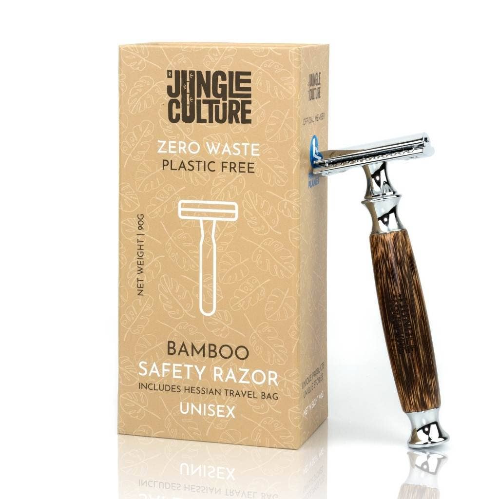 Jungle Bamboo Safety Razor + Stand