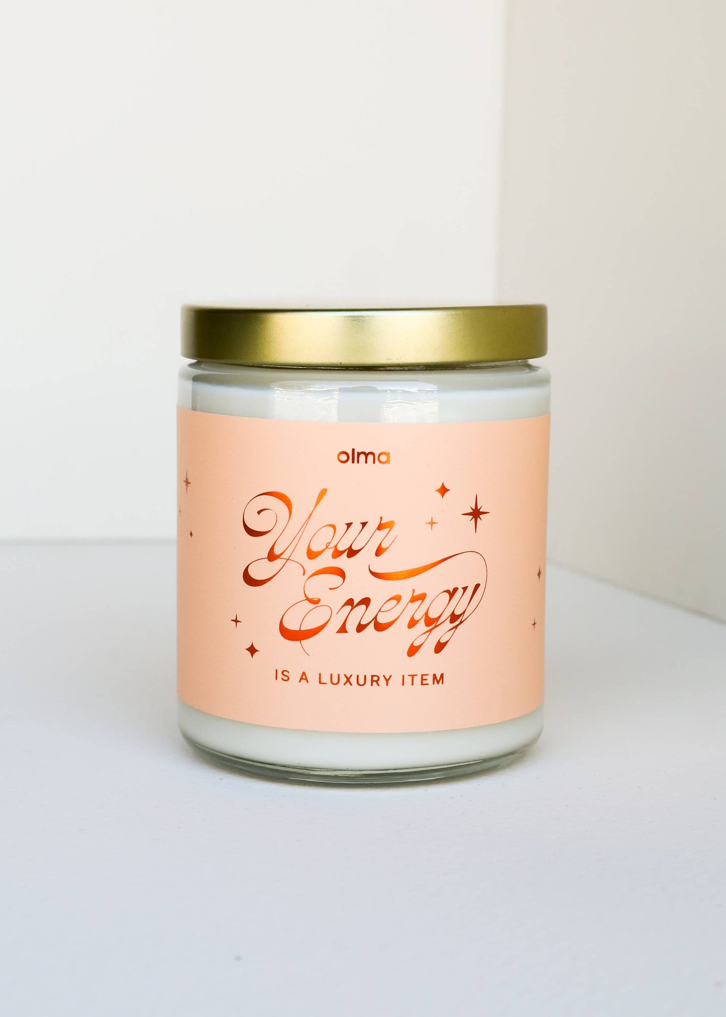 Jax Energy is a Luxury - Music Lover Candles - Clear
