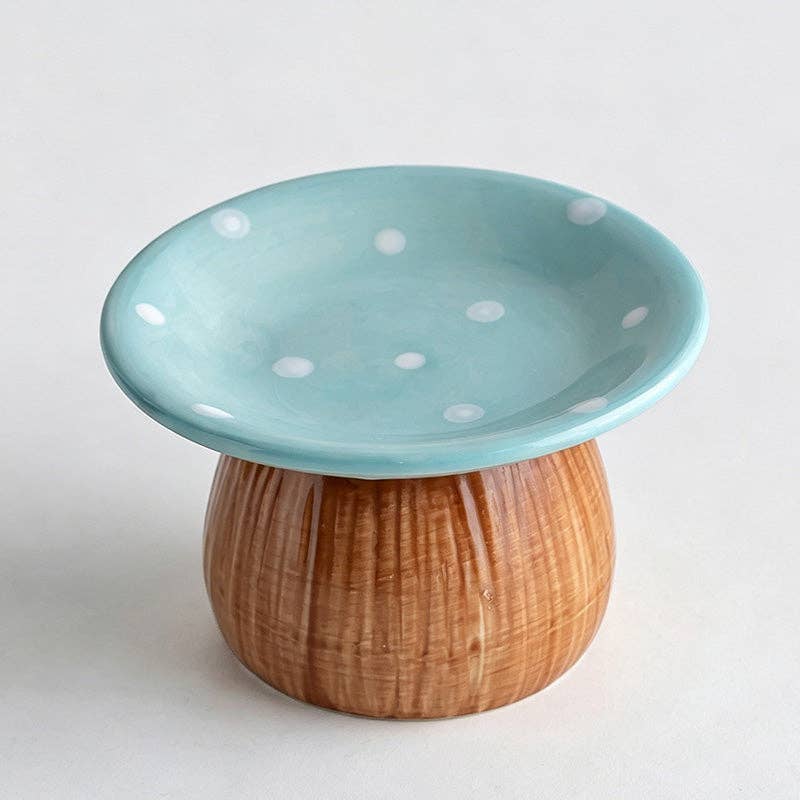 Mushroom Shape Ceramic Jewelry Tray