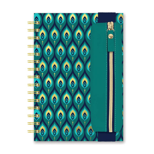 Studio Oh! Cascading Plumes Oliver Notebook with Pen Pocket