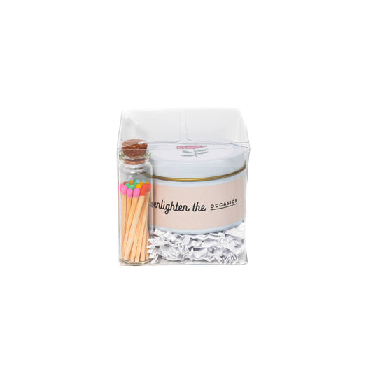 Enlighten Just For You Scented Candle and Matches Set