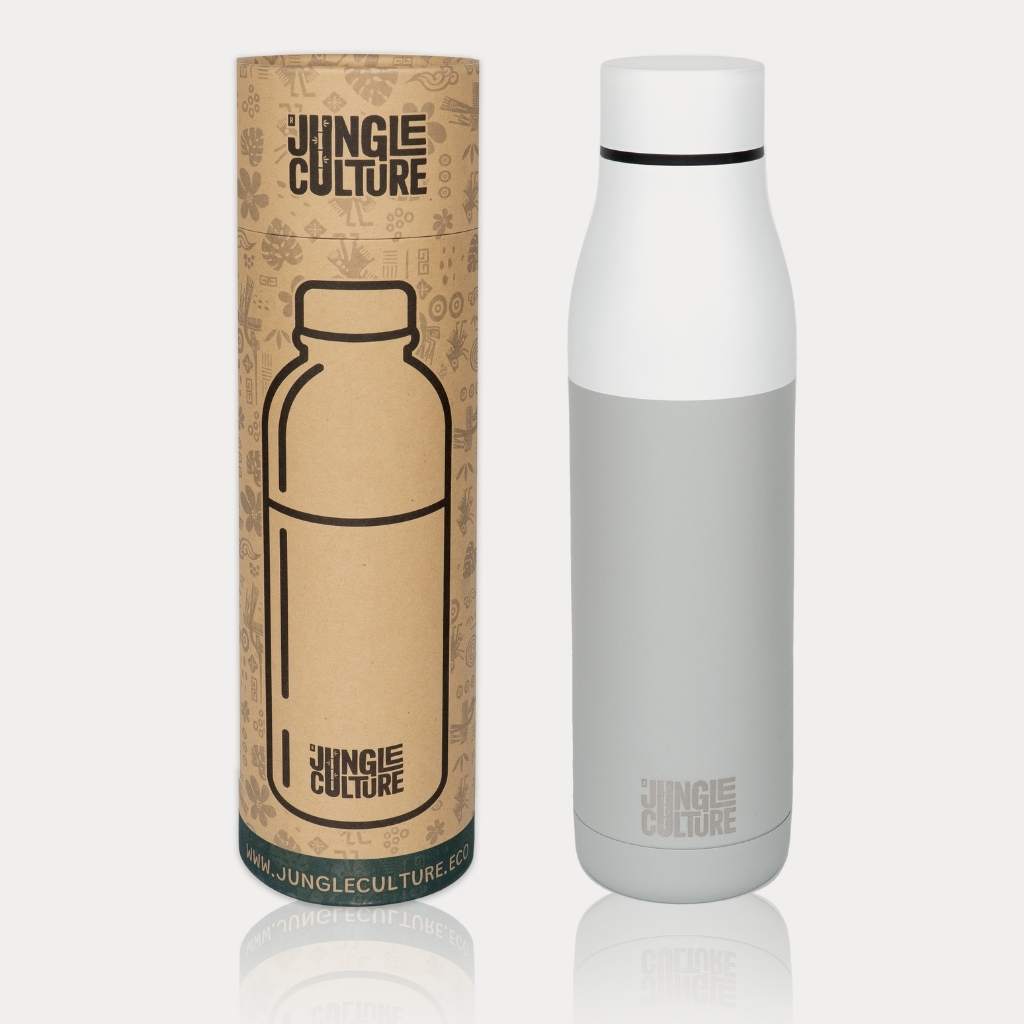 Jungle Reusable Stainless Steel Metal Water Bottles - 650ml