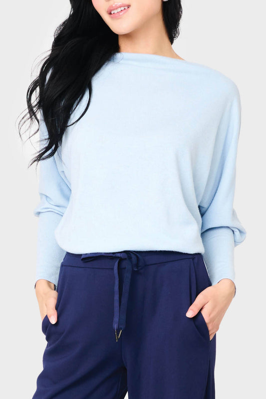 Gibsonlook Slouchy Luxe Open Neck Sweater