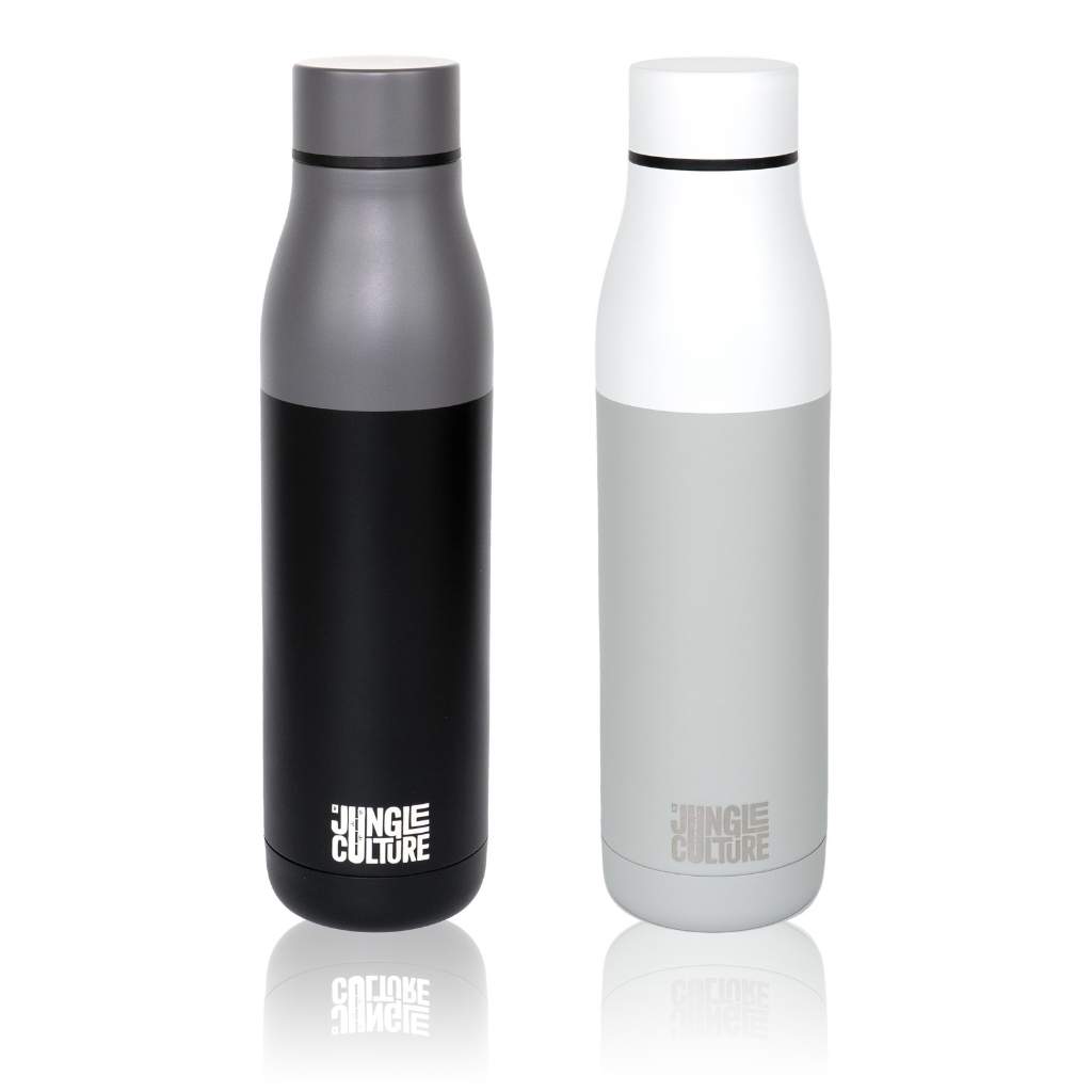 Jungle Reusable Stainless Steel Metal Water Bottles - 650ml