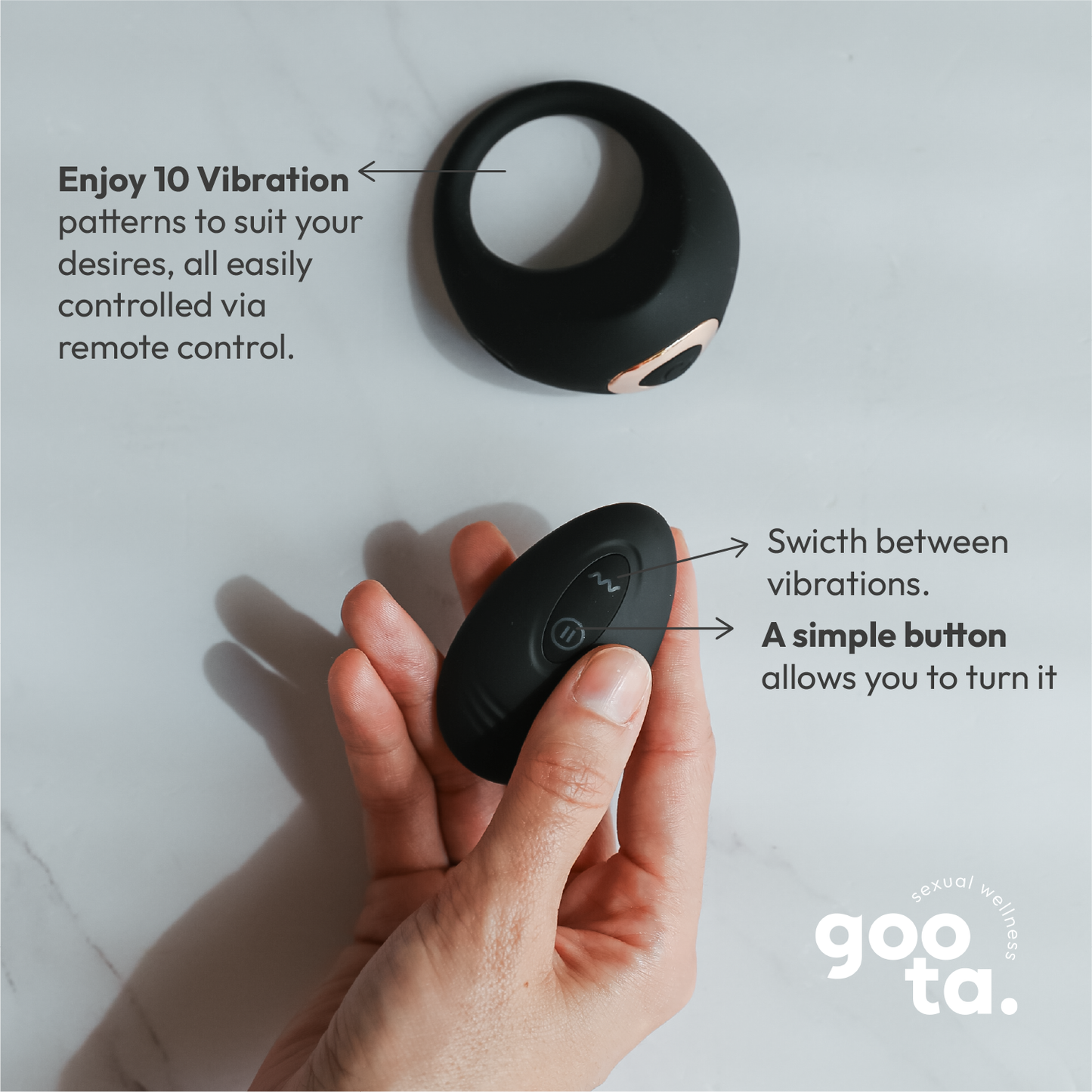 Goota Cock Ring, Clitoral Stimulator, sex toy for couples