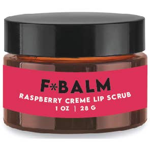 Fbalm Raspberry Creme Exfoliating Sugar Lip Scrub