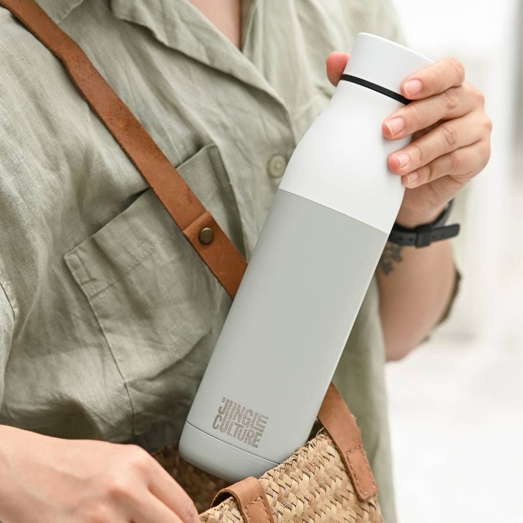 Jungle Reusable Stainless Steel Metal Water Bottles - 650ml