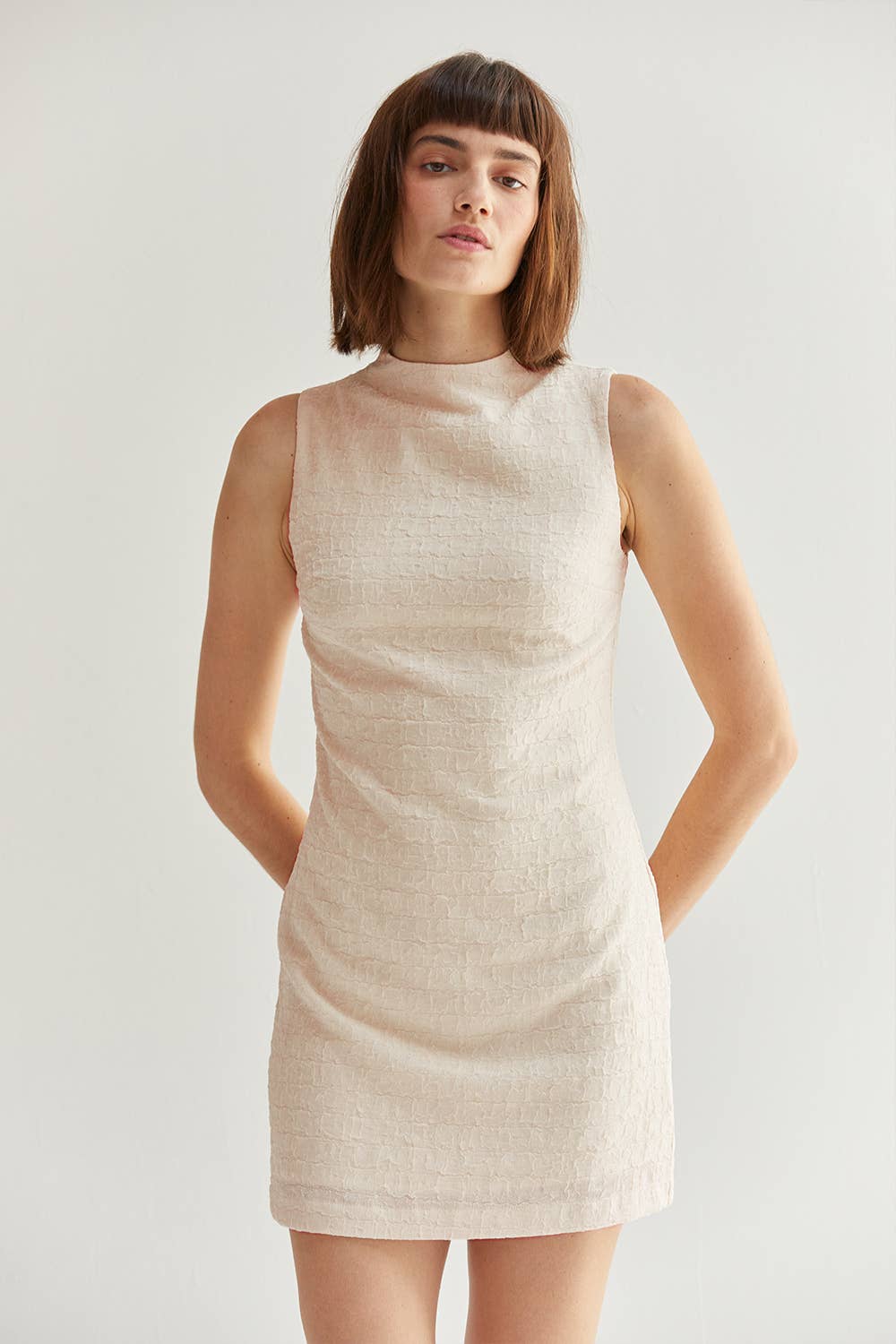 Crescent Mylah Textured Mini Sheath Dress