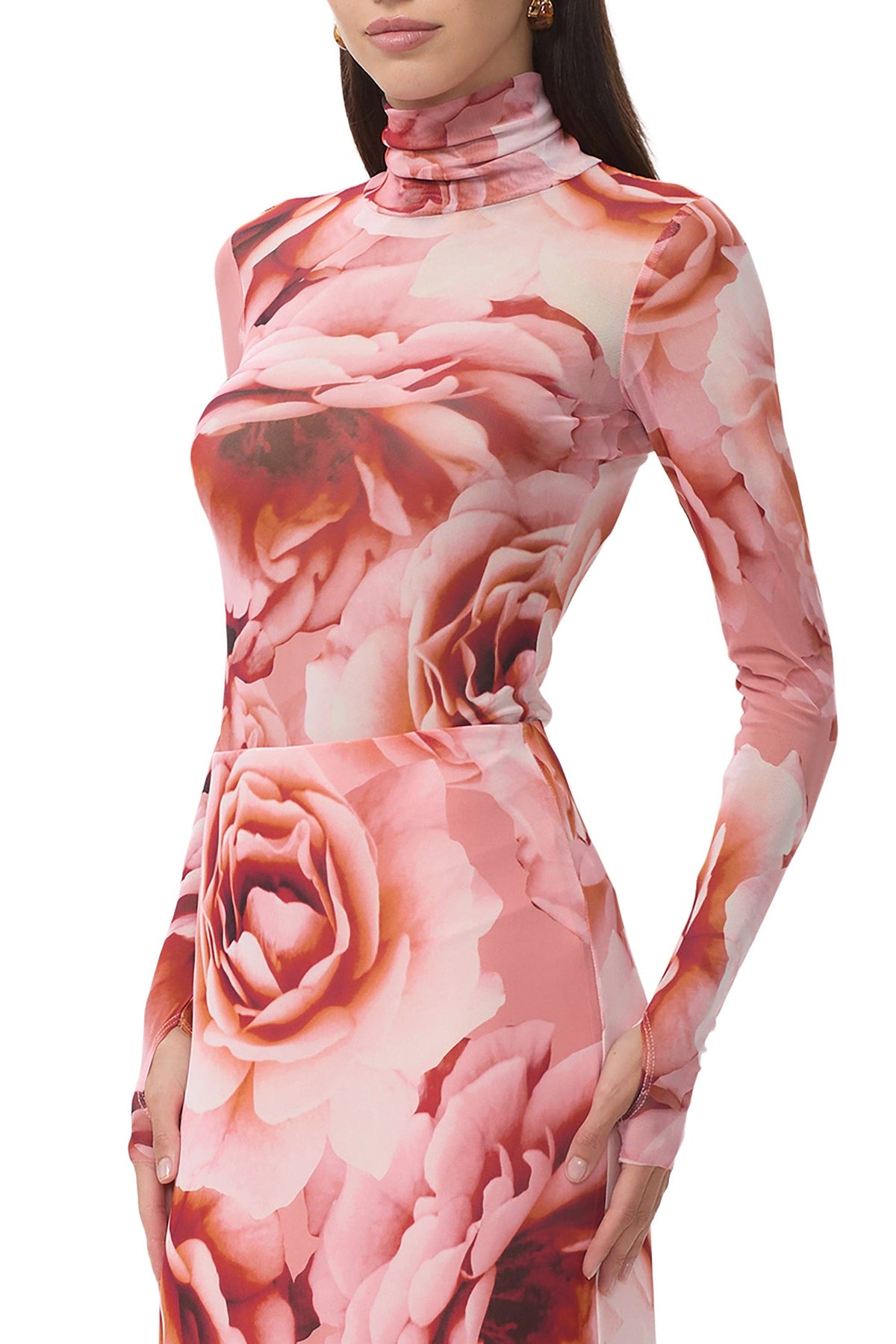 AFRM Zadie Top - Peach Roses