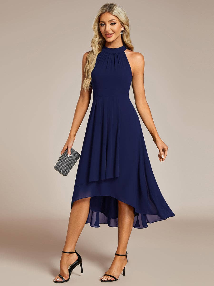 Ever Pretty Midi Lining Length fold stream Empire Waist Dresses