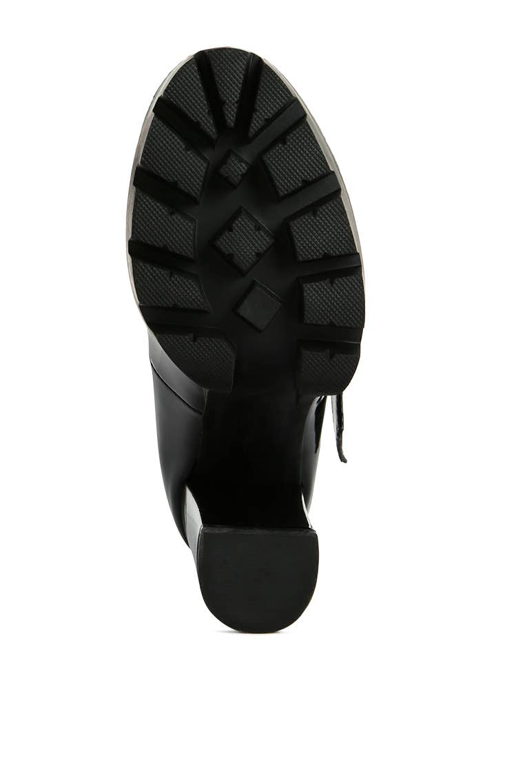 Rag MILLENIAL BUG Patent High Heeled Mary Jane Shoes