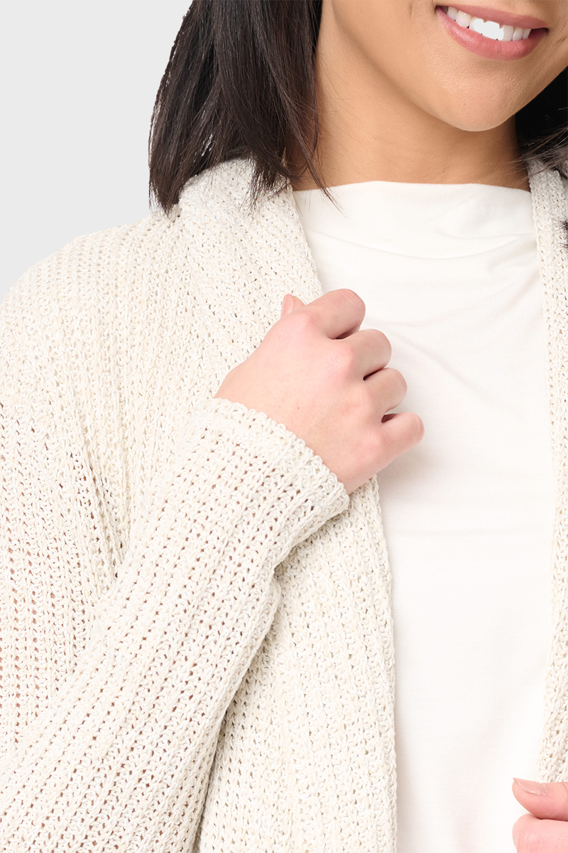 Gibson Shawl Collar Long Cardigan