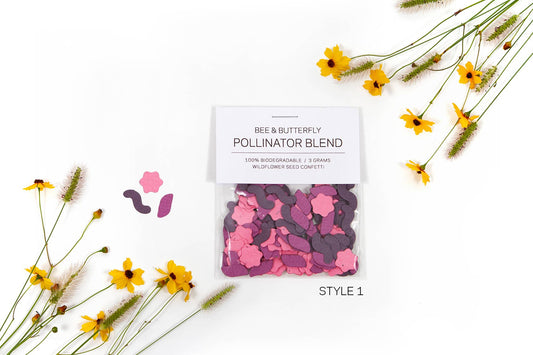 Studio 82 Die Cut Wildflower Seed Confetti multi colors