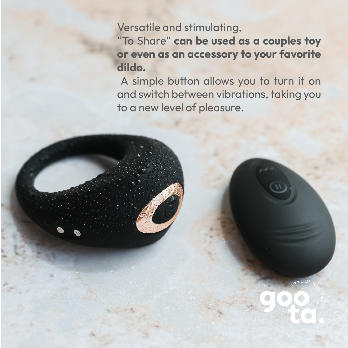 Goota Cock Ring, Clitoral Stimulator, sex toy for couples