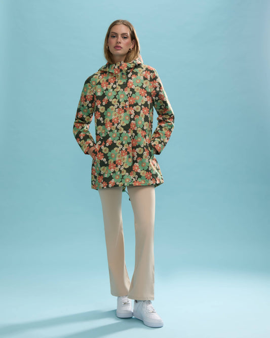 NVL - Ditsy Floral Hooded Rain Jacket