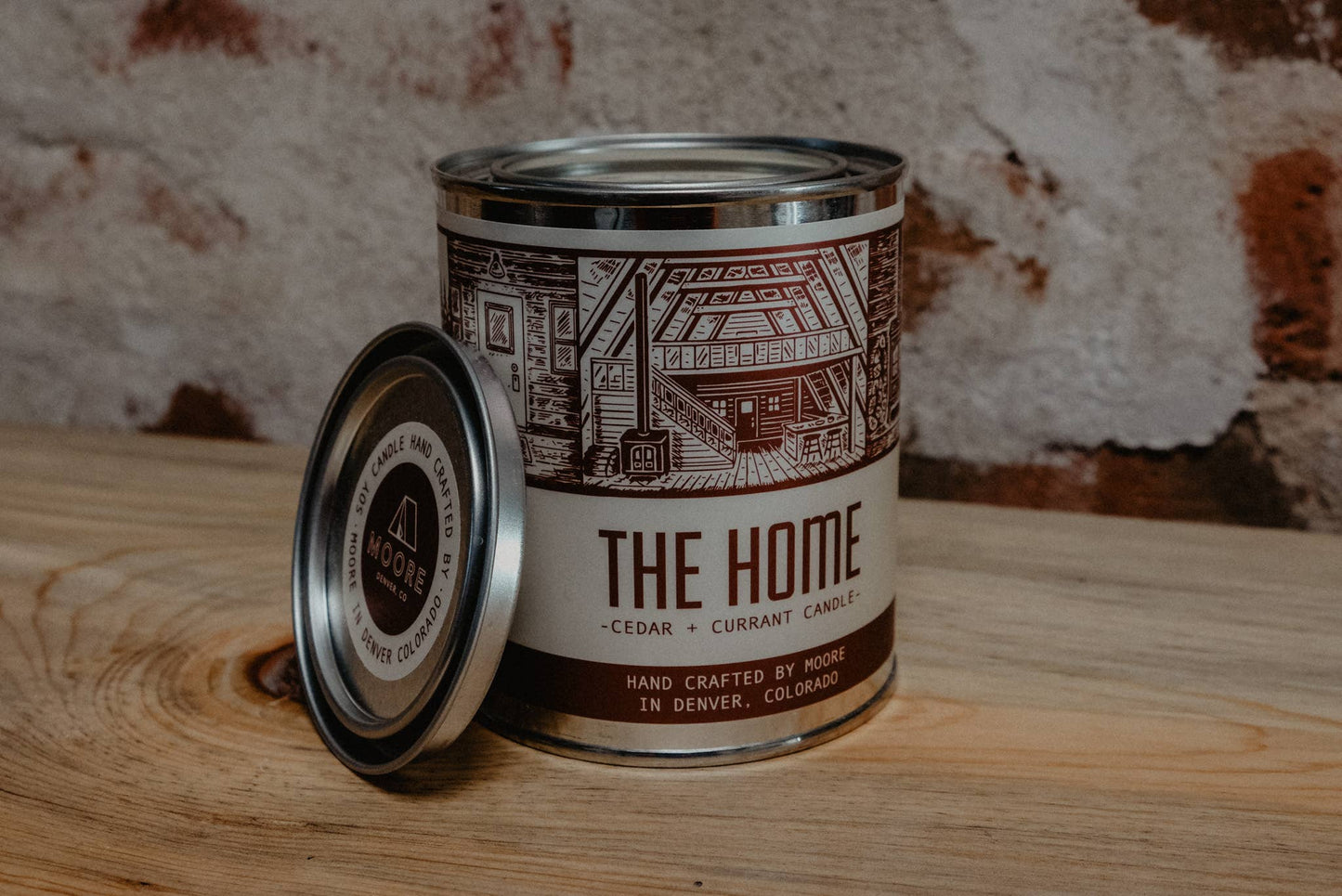 Moore The Home Candle-1/2 Pint