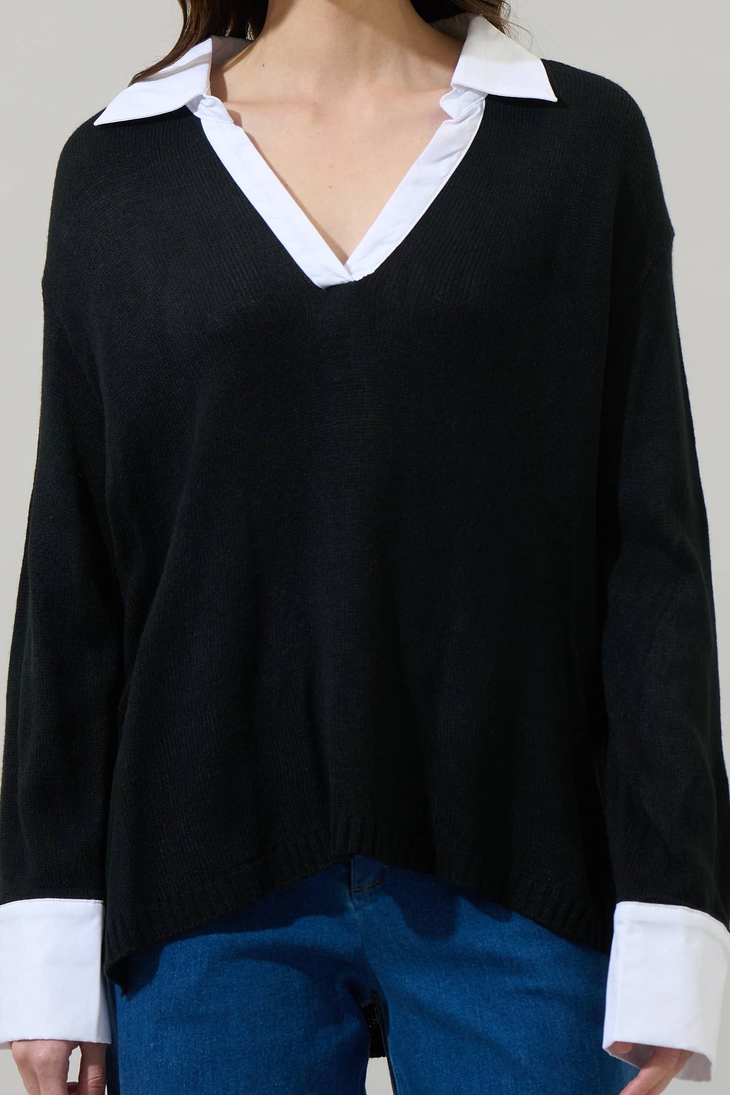 Sugar Bristol Collared Sweater Shirt