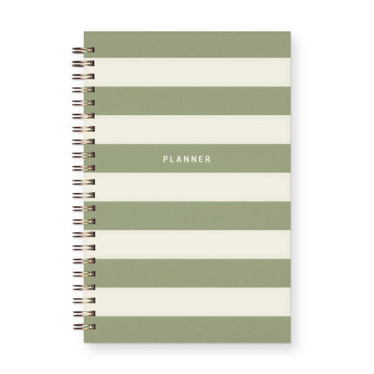 Ruff Striped Undated Weekly Planner Journal