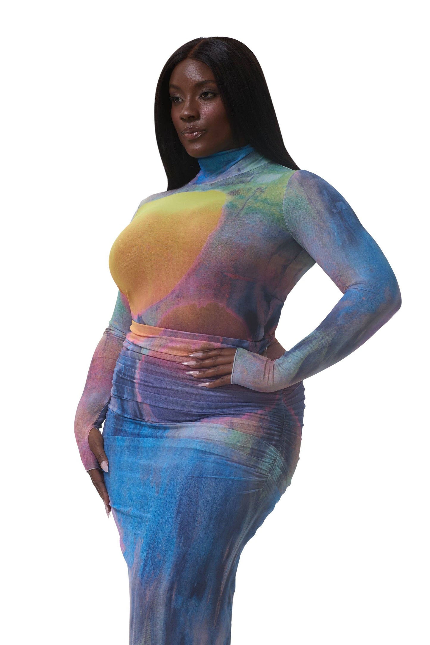 AFRM Zadie Top - Midnight Dot