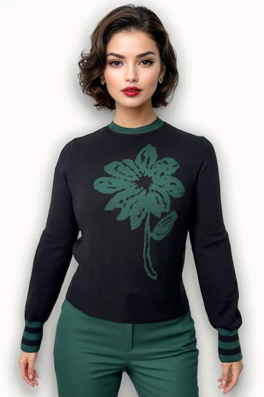 Fancy Nancy  FLOWER PRINT SWEATER