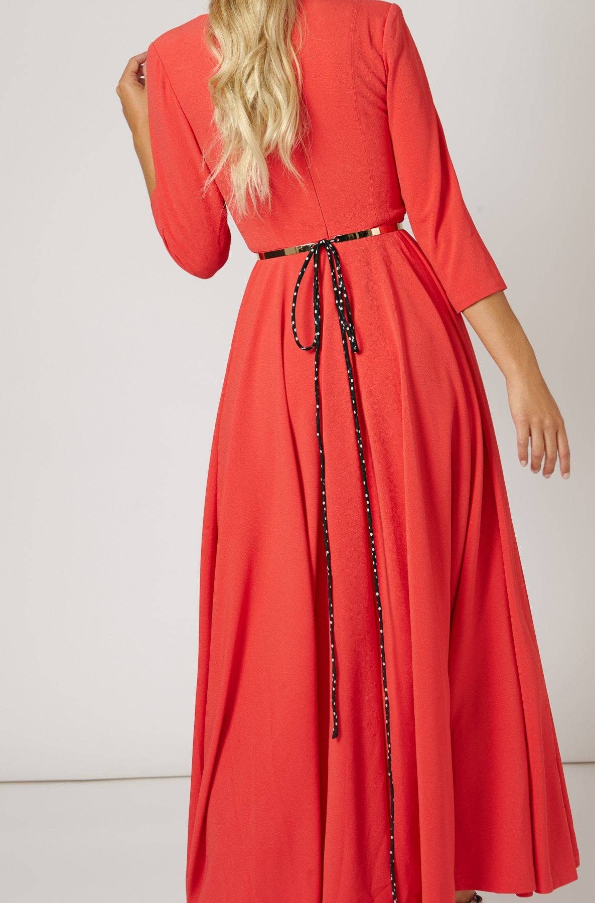 Bruna Fifi Dress Coral Red · Iconics ·