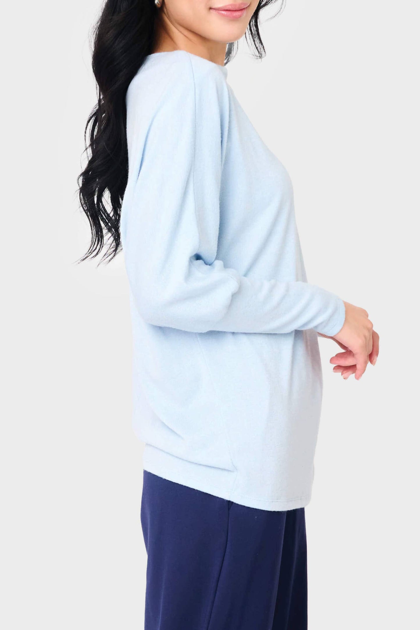 Gibsonlook Slouchy Luxe Open Neck Sweater