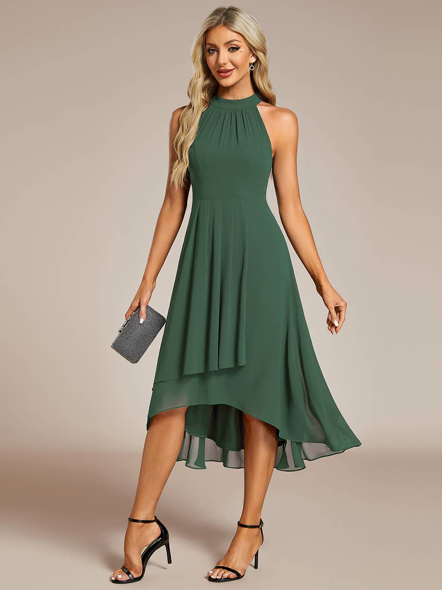 Ever Pretty Midi Lining Length fold stream Empire Waist Dresses
