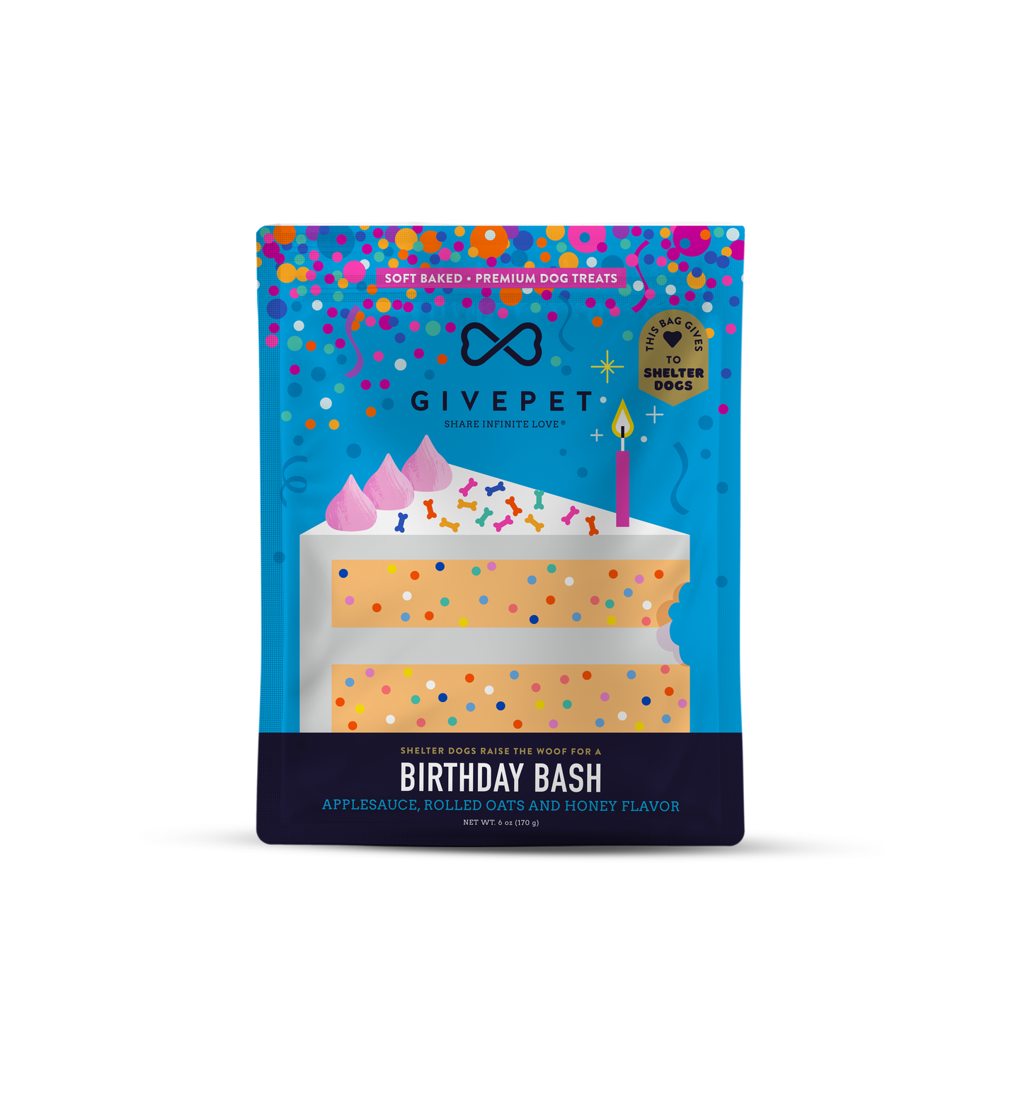 GivePet Birthday Bash Soft-Baked Dog Treats