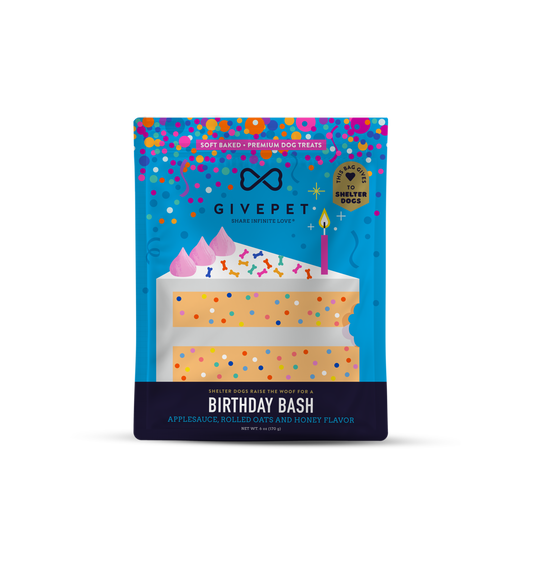 GivePet Birthday Bash Soft-Baked Dog Treats