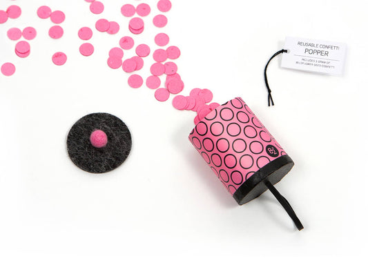 Studio 82 Reusable Confetti Popper -multi colors