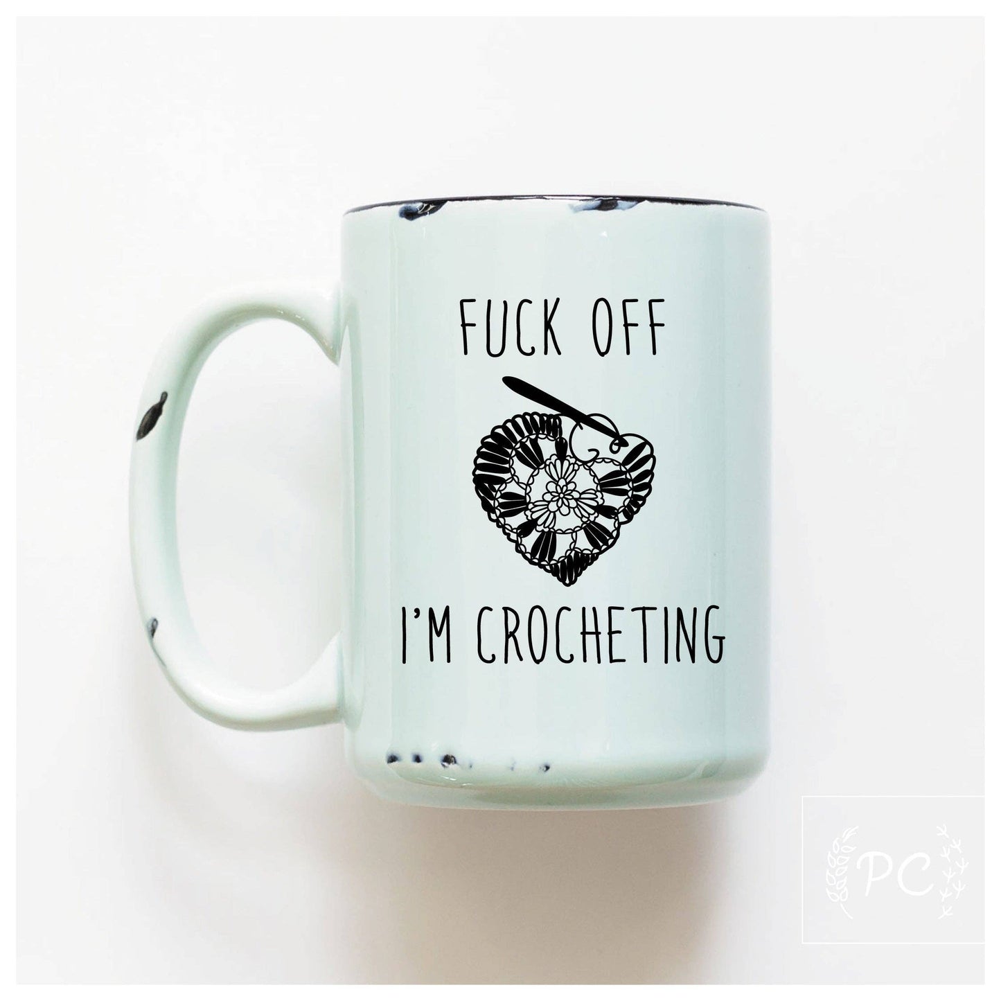 fuck off I'm crocheting