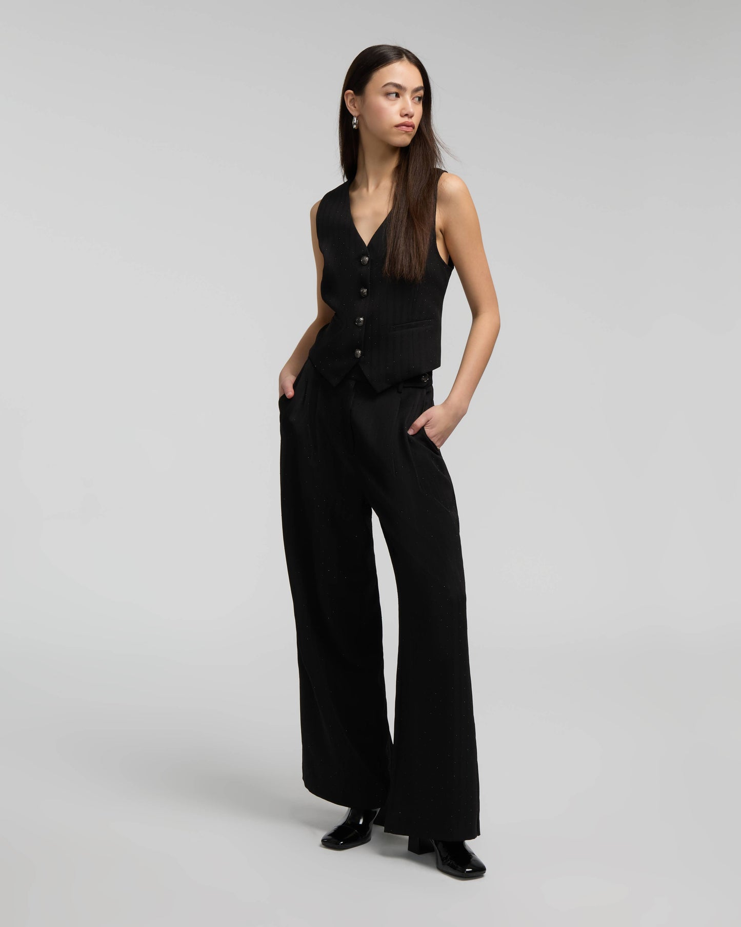 NVLT RHINESTONE VEST