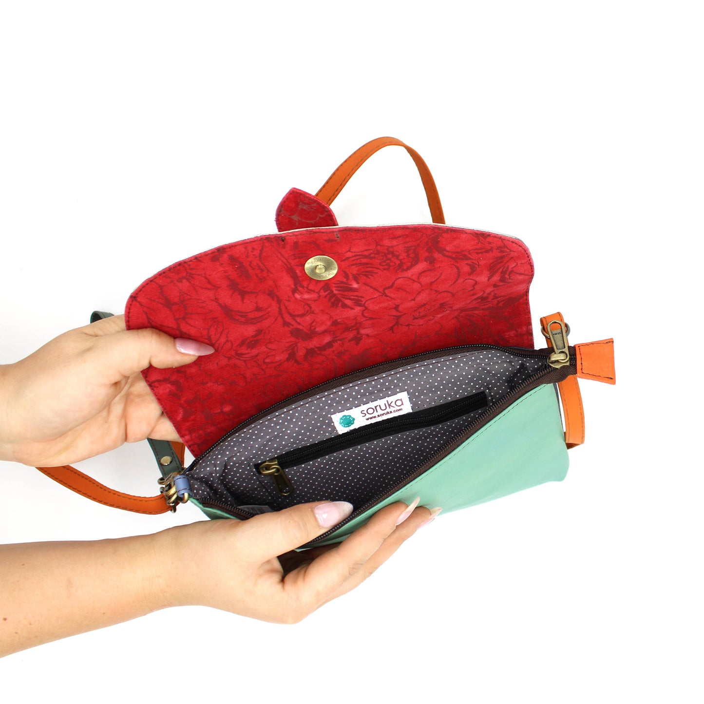 Soruka Saddle Print · Crossbody Bag