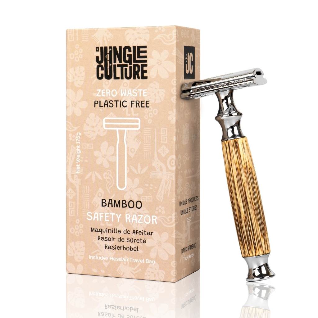 Jungle Bamboo Safety Razor + Stand